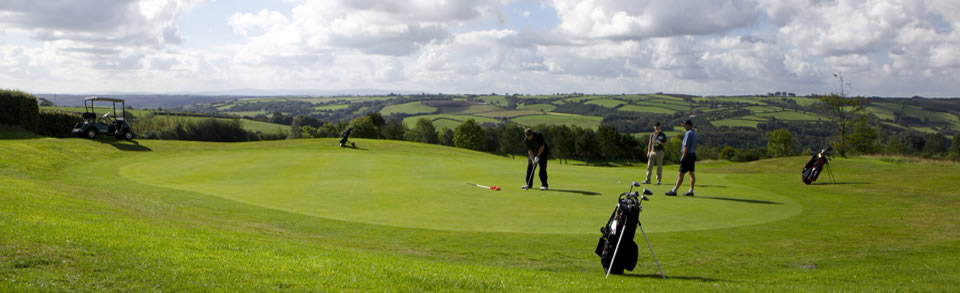 Golfing holidays in Exmoor, North Devon
